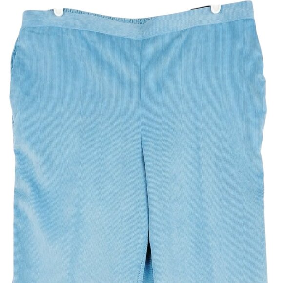 Alfred Dunner Women's Stretch Light Blue Pull-On Pants Size 16 Straight Leg NWOT - Picture 3 of 9